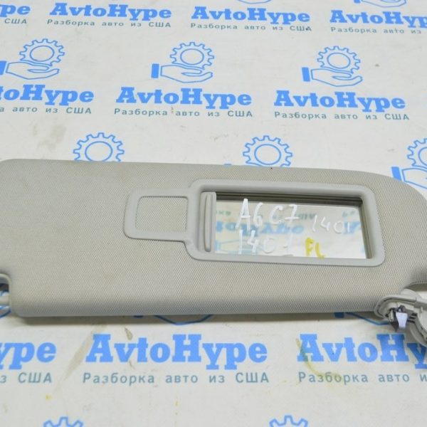 Козырек левый Audi A6 C7 12-16 серый, без крючка, под химчистку 4G0-857-551-A-HF6