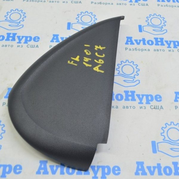 Накладка передней панели боковая левая Audi A6 C7 12-18 черная 4G0-857-085-4PK