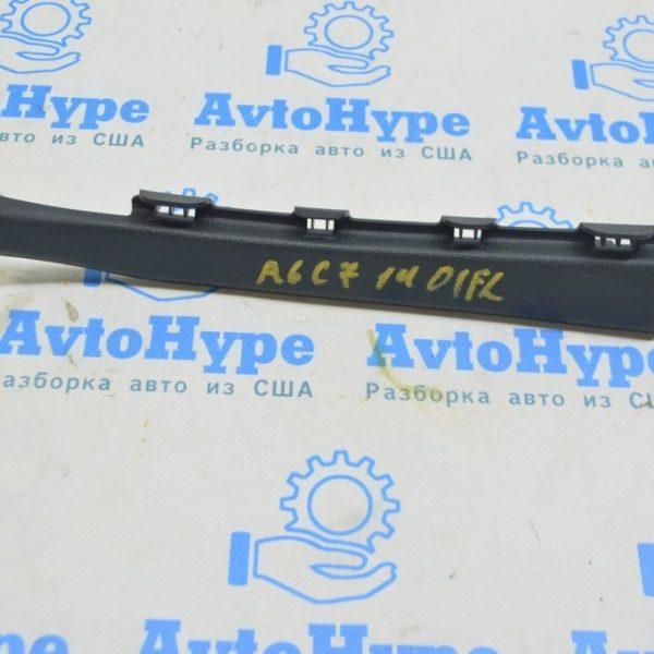 Накладка передней стойки нижняя левая Audi A6 C7 12-18 черн 4G0-868-203-A-4PK