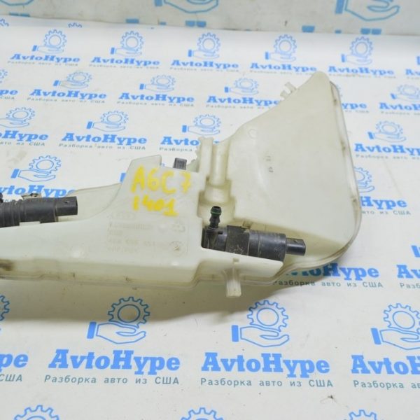 Бачок омывателя Audi A6 C7 12-18 без горловины с моторами омывателя 4G8-955-451-D