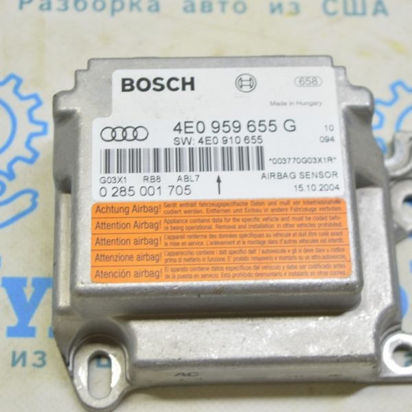 Модуль srs airbag компьютер подушек безопасности Audi A8 D3 03-09 (01) 4E0959655G
