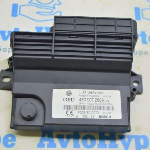 Power Supply Board Control Module Audi A8 D3 03-09 (01) 4E0907280A