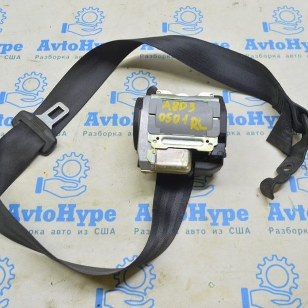 Ремень безопасности зад лев Audi A8 D3 03-09 черн 4E0857805B V04