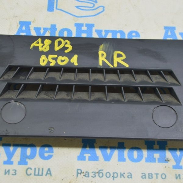 Дефлектор воздуховода ноги зад прав Audi A8 D3 03-09 черн 4E0819623