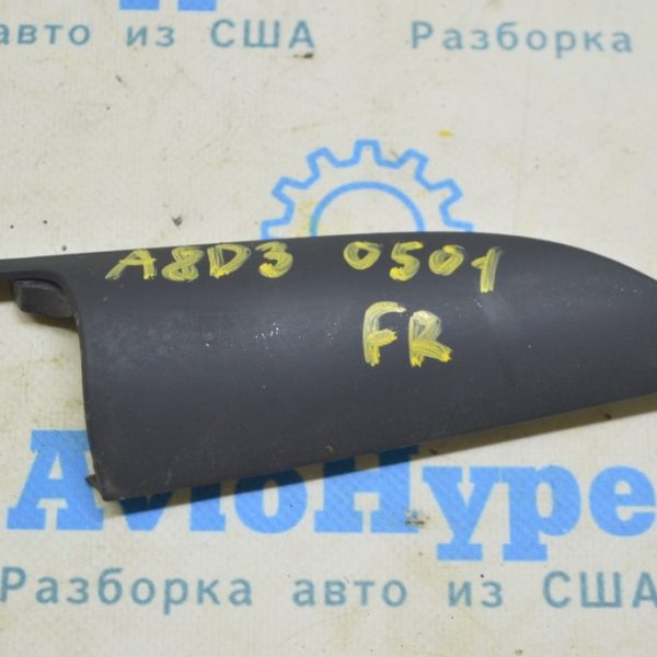 Накладка зеркала внтур перед прав Audi A8 D3 03-09 черн 4E0857504B 6PS