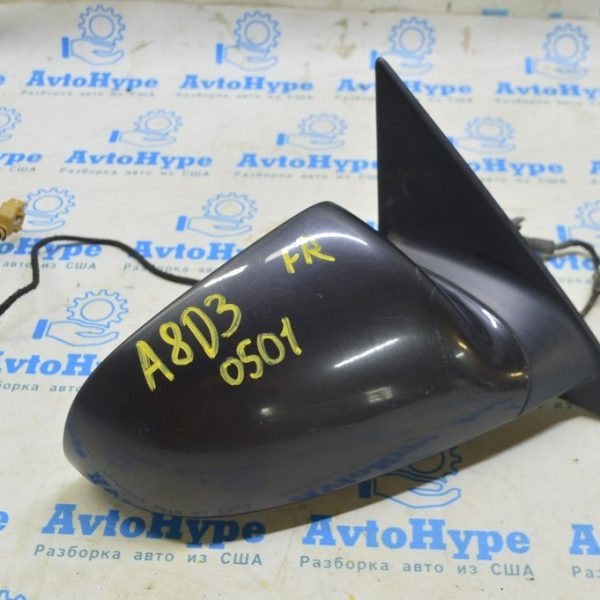 Зеркало боковое правое Audi A8 D3 03-09 синее (01) 4E1858532K 3FZ