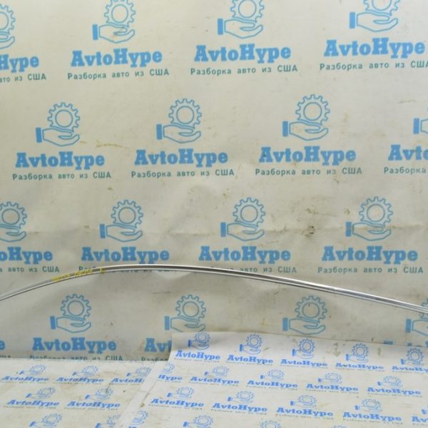 Молдинг крыши над дверями левый Audi A8 D3 03-09 хром (01) примят 4E4853703  2ZZ