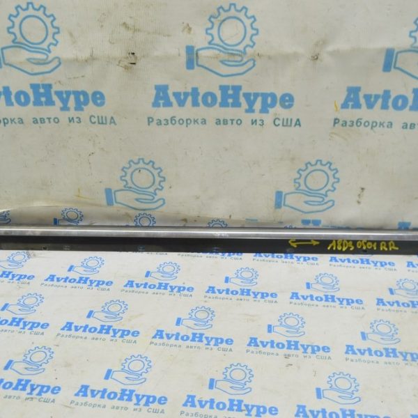 Молдинг дверь-стекло центральный зад прав Audi A8 D3 03-09 long хром (01) надлом крепл 4E4853764E 2ZZ