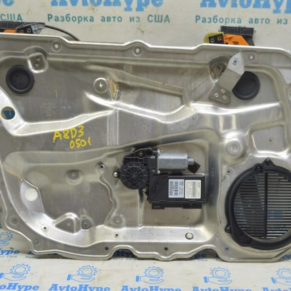 Стеклоподъемник механизм перед лев Audi A8 D3 03-09 с панелью 4E0837461B