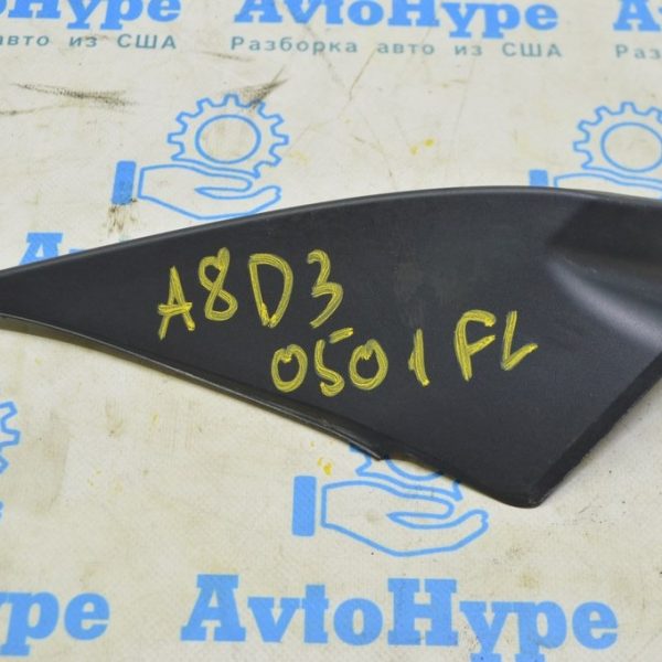 Накладка зеркала треугольник внутр перед лев Audi A8 D3 03-09 черн 4E0858705B 4PK