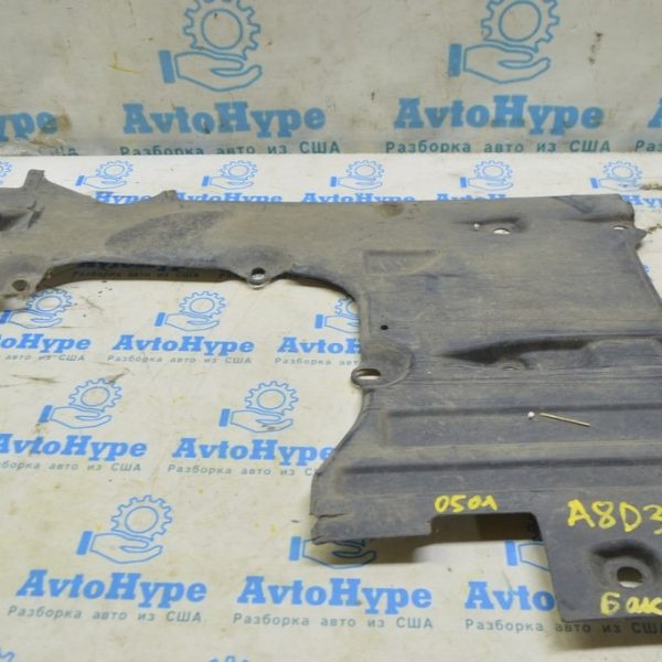 Защита днища задняя прав Audi A8 D3 03-09 long (01) надрыв 4E4825214D