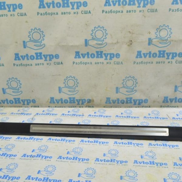 Накладка порога внешн перед прав Audi A8 D3 03-09 черн с хромом 4E0853986C AQ4