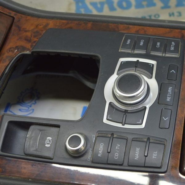 Панель управления мультимедии Audi A8 D3 03-09 (01) 4E1919612