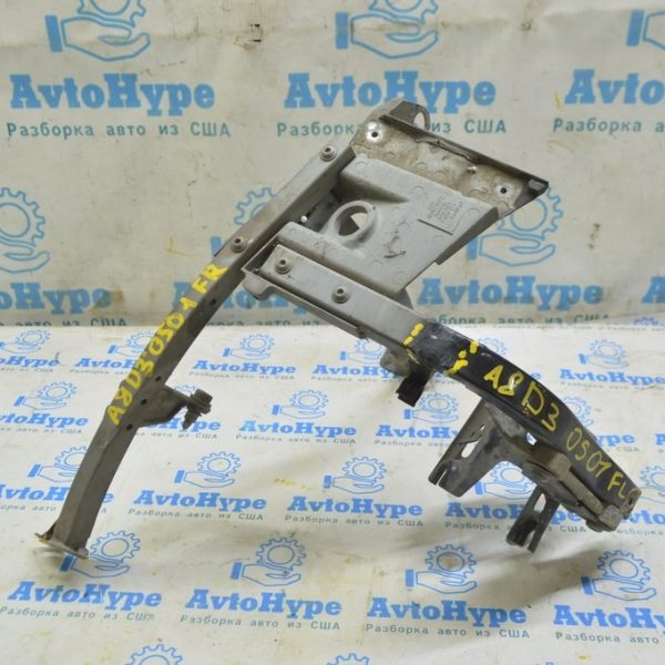 Кронштейн крыла перед лев Audi A8 D3 03-09 передний (01) примят, трещина, дефект 4E0821137E