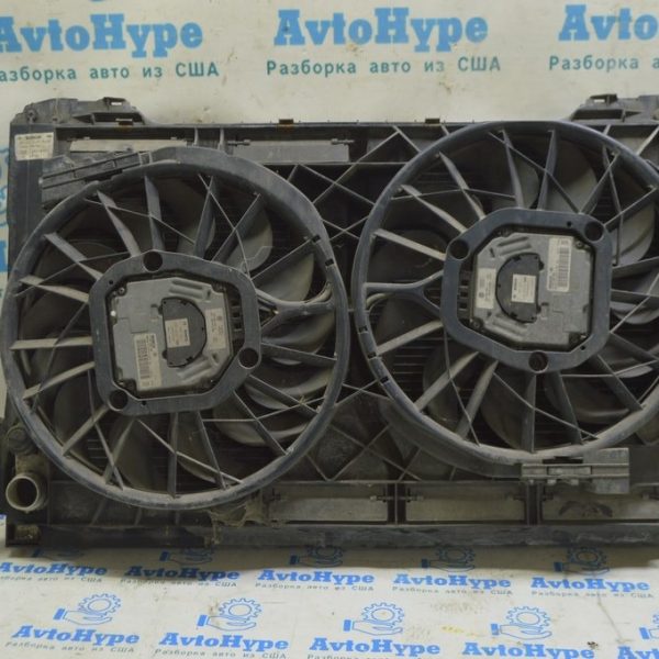 Диффузор кожух радиатора в сборе Audi A8 D3 03-09 (01) 3.0 без радиаторов 4E0121251