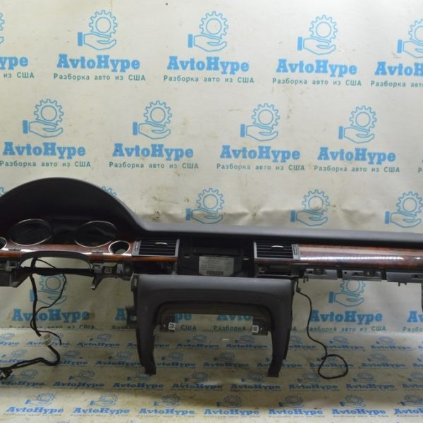 Торпедо передняя панель голая черн Audi A8 D3 03-09 (01) черн 4E1857003D 24A