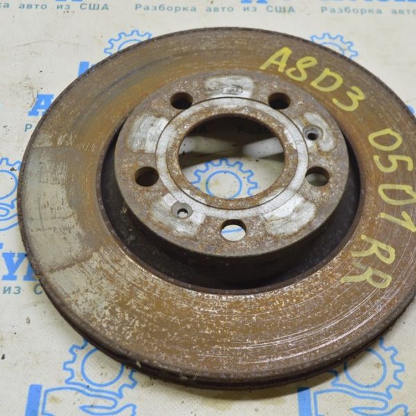 Диск тормозной зад прав Audi A8 D3 03-09 280мм (01) 4E0615601J