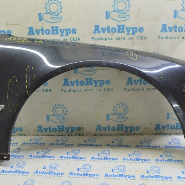 Крыло переднее правое Audi A8 D3 03-09 синее (01) примято 4E0821106K