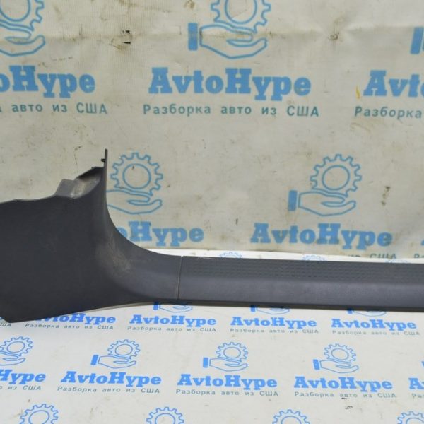 Накладка порога внутр перед прав Audi A8 D3 03-09 черн 4E1864614E 6PS