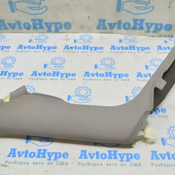 Накладка задней стойки верх правая Audi A8 D3 03-09 нижняя, серая 4E0867242E 31R