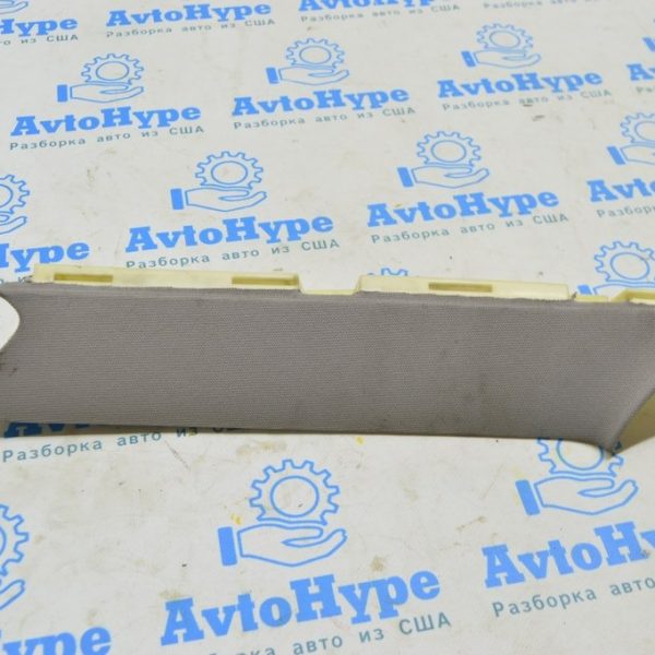 Накладка задней стойки верх левая Audi A8 D3 03-09 задняя, серая 4E0867245C 31R