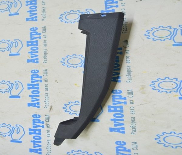 Накладка передней стойки центр левая Audi A8 D3 03-09 черн 4E0868203B 6PS