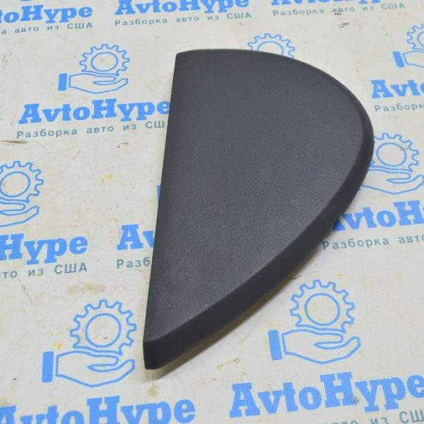 Накладка передней панели боковая левая Audi A8 D3 03-09 черн 4E0868203B 6PS