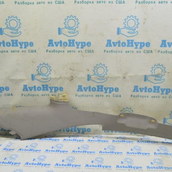 Накладка задней стойки верх левая Audi A8 D3 03-09 верхняя, серая (01) надрыв 4E4868289C 31R