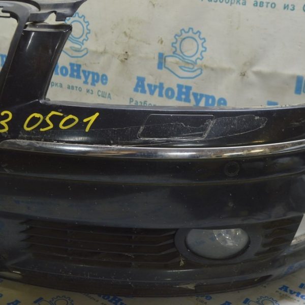 Молдинг переднего бампера лев Audi A8 D3 03-09 хром 4E0807243A 2ZZ