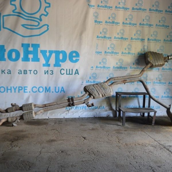 Глушитель средняя и задняя часть с бочкой 4.2 Audi A8 D4 10-17 (01) 4H0253610BR 4H0253609CH 4H0253409AN