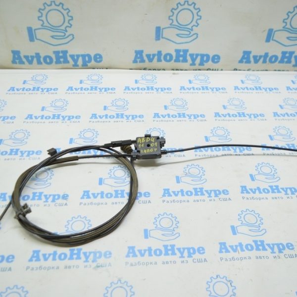 Механизм открытия замка капота с тросами Audi A8 D4 10-17 4h0823531d