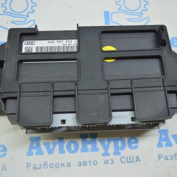 Блок управления пневмо подвеской SELF-LEVELING SUSPENSION COMPUTER Audi A8 D4 10-17 (01) 4h0907553с
