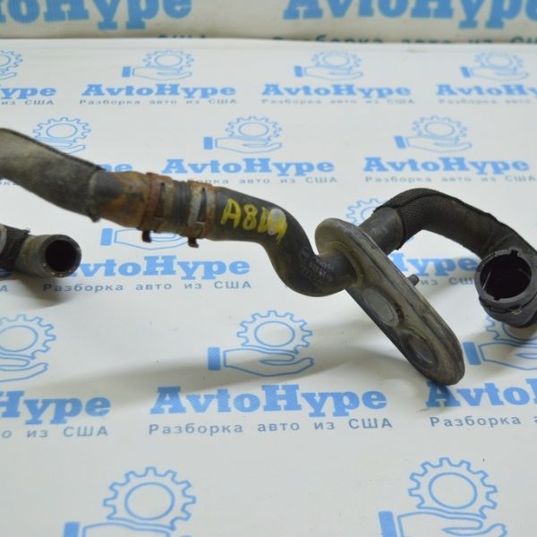 Патрубок охлаждения 6 на клапан отопителя печки 4.2 Audi A8 D4 10-17 (01) 4H1819372M