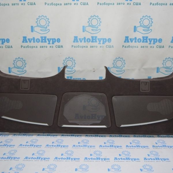 Задняя полка Audi A8 D4 10-17 (01) коричневая алькантара 4H0863411C25M 4H4863411A