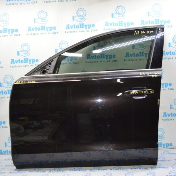 Дверь голая перед лев Audi A8 D4 10-17 (01) коричневый цвет идеал 4H0831051B