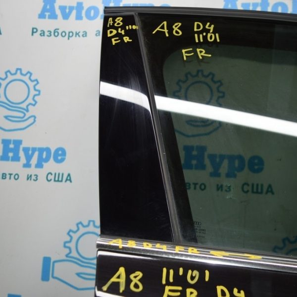 Накладка двери боковая перед прав Audi A8 D4 10-17 4H0837902B