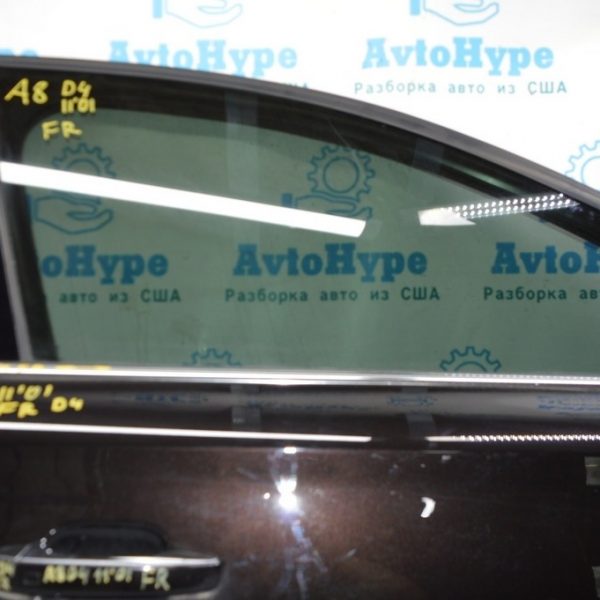 Стекло двери перед прав Audi A8 D4 10-17 4H0845202A