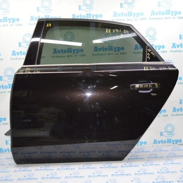 Дверь голая зад лев Audi A8 D4 10-17 Long (01) коричневый цвет идеал 4H4833051D