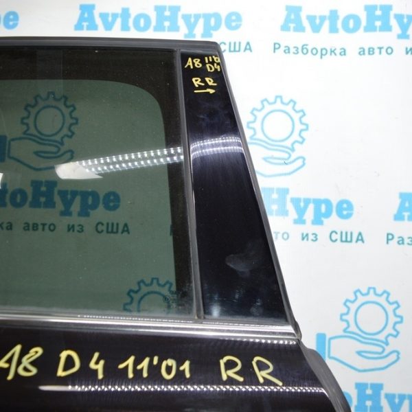 Накладка двери зад прав передняя глянец Audi A8 D4 10-17 4H0839902B5FQ