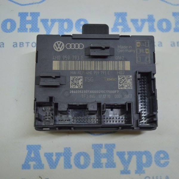 Блок управления двери перед лев Audi A8 D4 10-17 (01) 4H0959793E