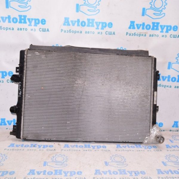 Радиатор охлаждения (вода) VW Tiguan 09-17 (05) деф. деф.верхнего входа где патрубок 5N0121253N