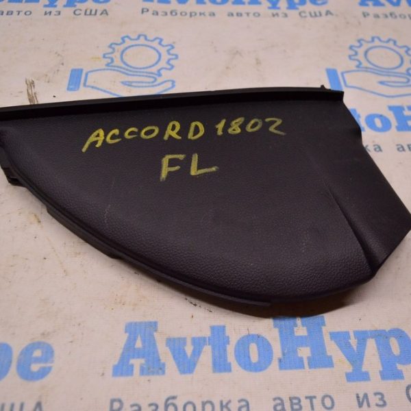 Накладка торпеды боковая левая Honda Accord 18- черн
