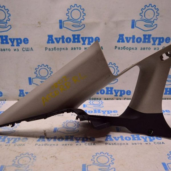 Накладка задней стойки левая Honda Accord 18- черн 84551-TVA-A04ZA