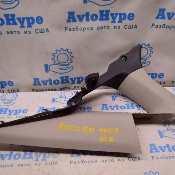 Накладка задней стойки правая Honda Accord 18- черн 84501-TVA-A04ZA