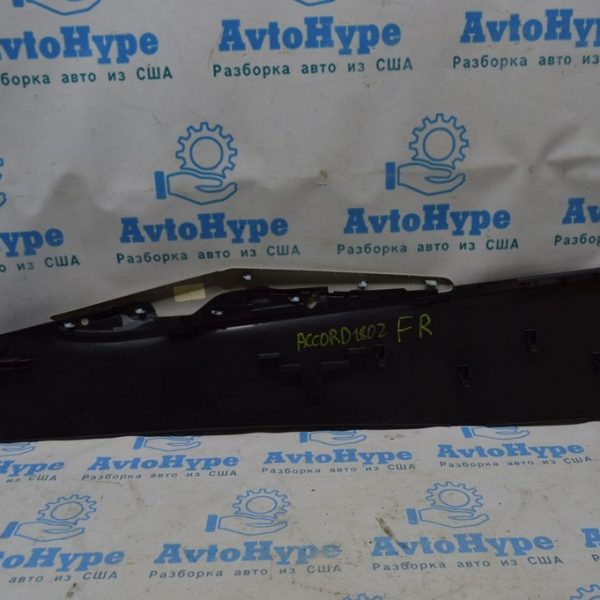 Боковинка центральной консоли правая Honda Accord 18- серая кожа