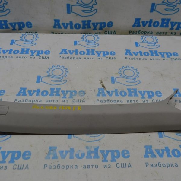 Накладка передней стойки верхняя правая Honda Accord 18- серая 84101-TVA-A01ZC