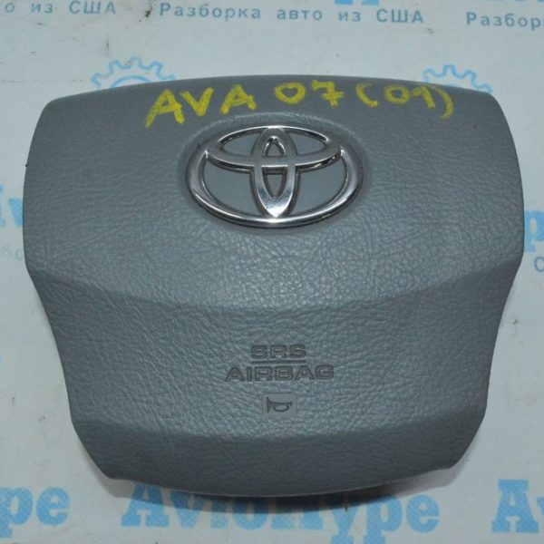 Подушка безопасности airbag в руль водительская Toyota Avalon 05-12 серая 45130-07072-B1