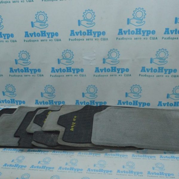 Комплект ковриков 4шт ворс Toyota Avalon серое 05-12