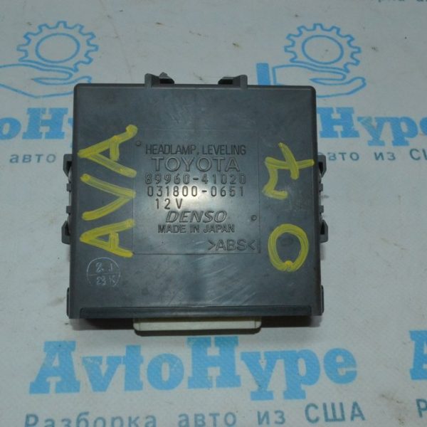 Компьютер HEADLAMP LEVELING Toyota Avalon 05-12 (01) 89960-41020