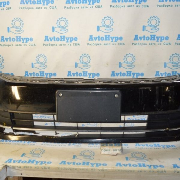 Бампер передний голый VW Passat b8 USA (02) черный цвет небольш.деф.снизу 561807217DGRU